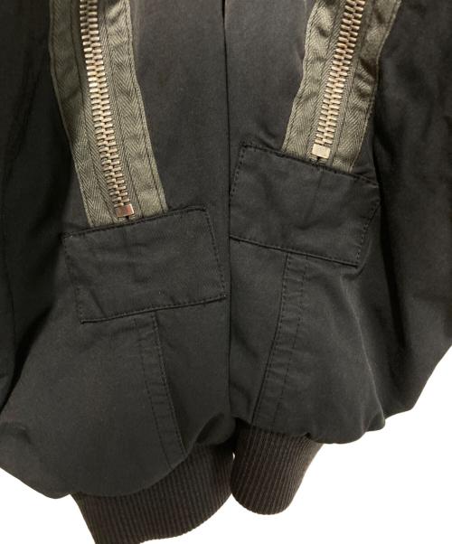 DRIES VAN NOTEN（ドリスヴァンノッテン）DRIES VAN NOTEN (ドリスヴァンノッテン) バックジップボンバージャケット ブラック サイズ:Mの古着・服飾アイテム