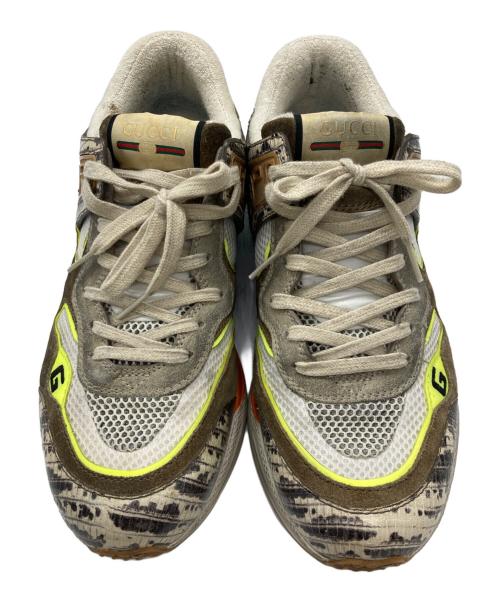 GUCCI（グッチ）GUCCI (グッチ) ウルトラペーススニーカー ベージュ サイズ:7の古着・服飾アイテム