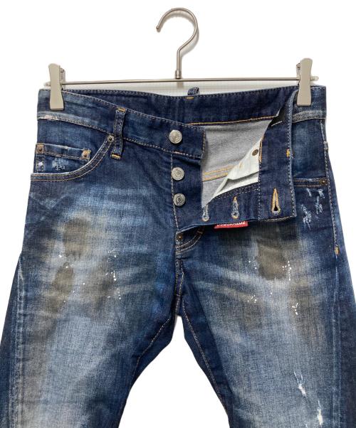 DSQUARED2（ディースクエアード）DSQUARED2 (ディースクエアード) デニムパンツ インディゴ サイズ:42の古着・服飾アイテム