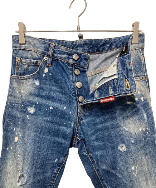 DSQUARED2（ディースクエアード）DSQUARED2 (ディースクエアード) デニムパンツ インディゴ サイズ:42の古着・服飾アイテム