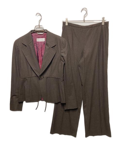 MaxMara（マックスマーラ）MaxMara (マックスマーラ) セットアップ ブラウン サイズ:42の古着・服飾アイテム