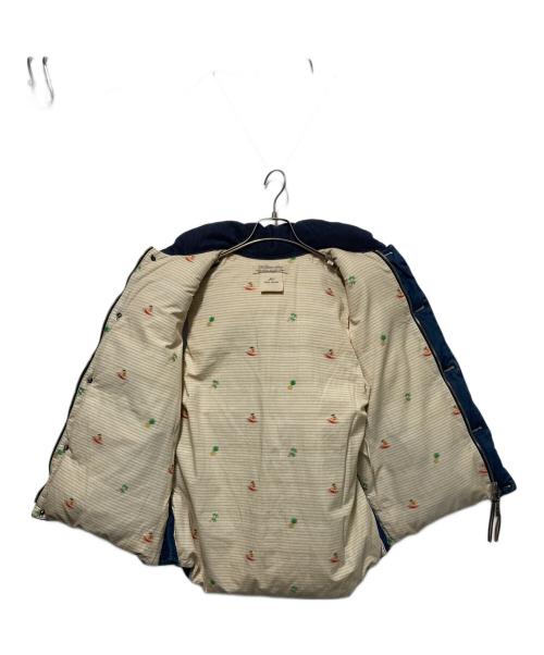 REMI RELIEF（レミレリーフ）REMI RELIEF (レミレリーフ) ダウンベスト ブルー サイズ:Lの古着・服飾アイテム