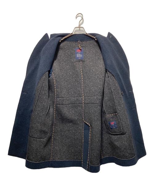 Bob（ボブ）Bob (ボブ) ダブルニットコート ネイビー サイズ:1050の古着・服飾アイテム