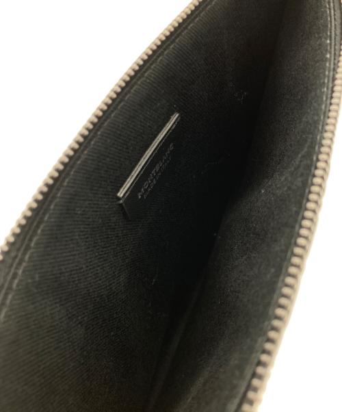 MONTBLANC（モンブラン）MONTBLANC (モンブラン) ミディアムポーチ ブラックの古着・服飾アイテム