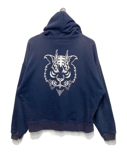 EVISEN（エビセン）EVISEN (エビセン) コラボパーカー ネイビー サイズ:XLの古着・服飾アイテム