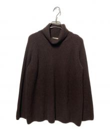 MaxMara（マックスマーラ）の古着「タートルネックニット」｜ブラウン