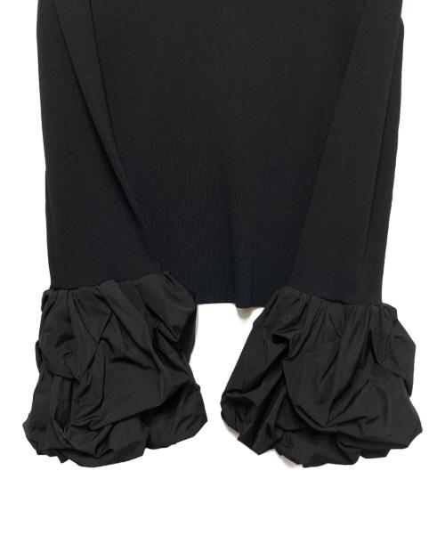 Enchainement（アンシェヌマン）Enchainement (アンシェヌマン) ボリュームスリーブニット ブラック サイズ:Freeの古着・服飾アイテム