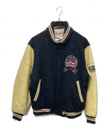 McGREGOR（マックレガー）の古着「レザー切替スタジャン」｜ブラック