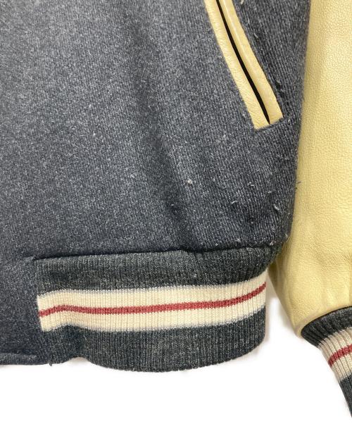 McGREGOR（マックレガー）McGREGOR (マックレガー) レザー切替スタジャン ブラック サイズ:Lの古着・服飾アイテム