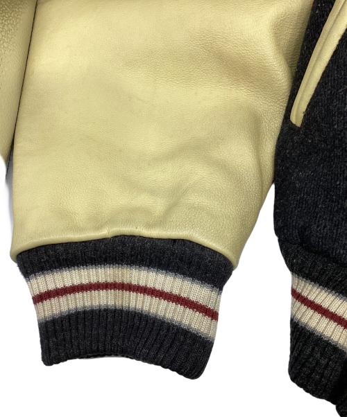 McGREGOR（マックレガー）McGREGOR (マックレガー) レザー切替スタジャン ブラック サイズ:Lの古着・服飾アイテム