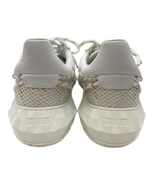 JIMMY CHOO（ジミーチュウ）JIMMY CHOO (ジミーチュウ) DIAMOND LACED ホワイト サイズ:43の古着・服飾アイテム
