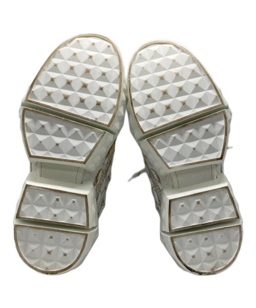 JIMMY CHOO（ジミーチュウ）JIMMY CHOO (ジミーチュウ) DIAMOND LACED ホワイト サイズ:43の古着・服飾アイテム