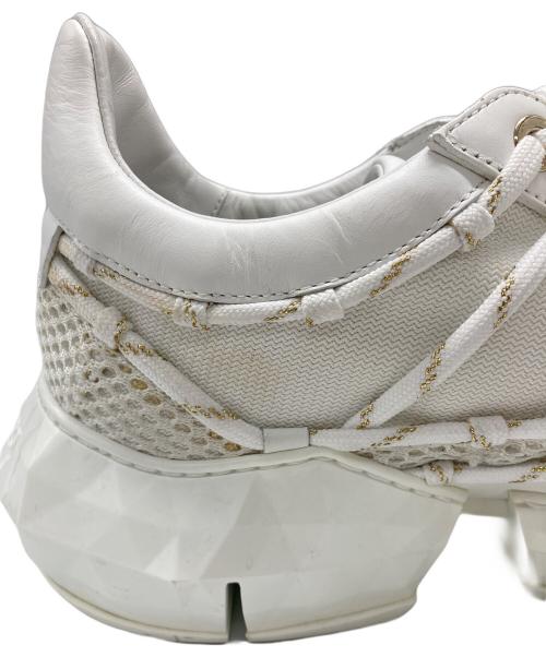 JIMMY CHOO（ジミーチュウ）JIMMY CHOO (ジミーチュウ) DIAMOND LACED ホワイト サイズ:43の古着・服飾アイテム