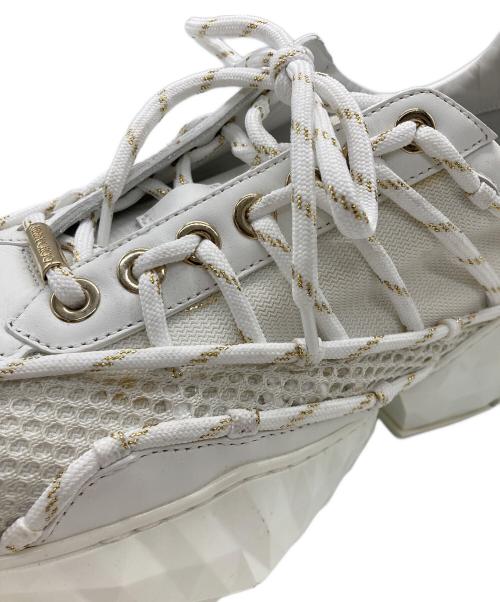 JIMMY CHOO（ジミーチュウ）JIMMY CHOO (ジミーチュウ) DIAMOND LACED ホワイト サイズ:43の古着・服飾アイテム
