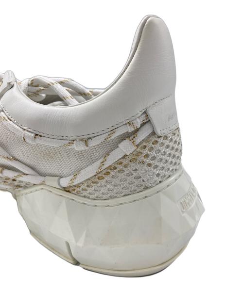 JIMMY CHOO（ジミーチュウ）JIMMY CHOO (ジミーチュウ) DIAMOND LACED ホワイト サイズ:43の古着・服飾アイテム