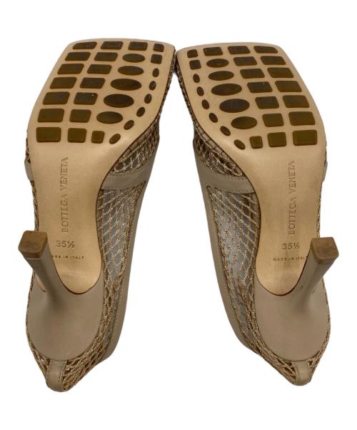 BOTTEGA VENETA（ボッテガベネタ）BOTTEGA VENETA (ボッテガベネタ) ストレッチ パンプス ベージュ サイズ:35.5の古着・服飾アイテム