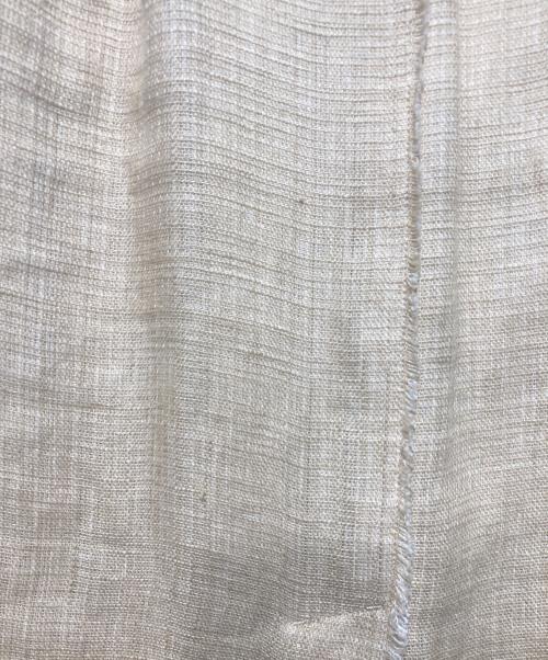 AURALEE（オーラリー）AURALEE (オーラリー) LINEN DOUBLE FACE FRINGE SKIRT ベージュの古着・服飾アイテム