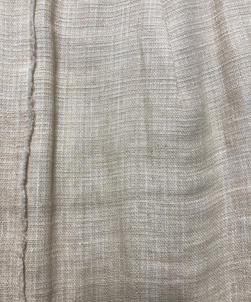 AURALEE（オーラリー）AURALEE (オーラリー) LINEN DOUBLE FACE FRINGE SKIRT ベージュの古着・服飾アイテム