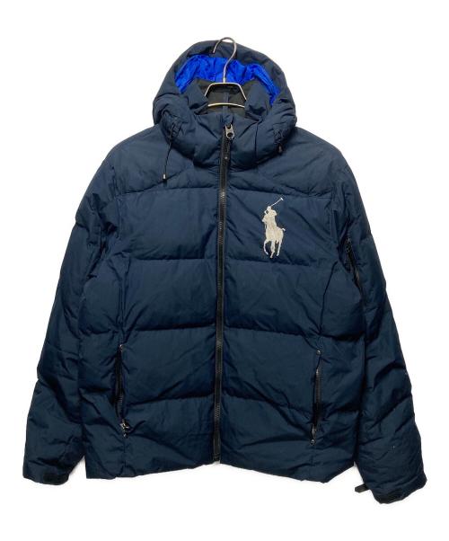 POLO RALPH LAUREN（ポロ・ラルフローレン）POLO RALPH LAUREN (ポロ・ラルフローレン) ダウンジャケット ネイビー サイズ:Ｌの古着・服飾アイテム