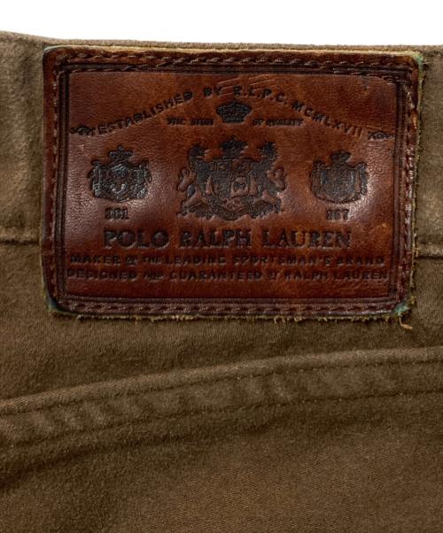 POLO RALPH LAUREN（ポロ・ラルフローレン）POLO RALPH LAUREN (ポロ・ラルフローレン) シャモアクロスチノ ブラウン サイズ:36　175/92Aの古着・服飾アイテム
