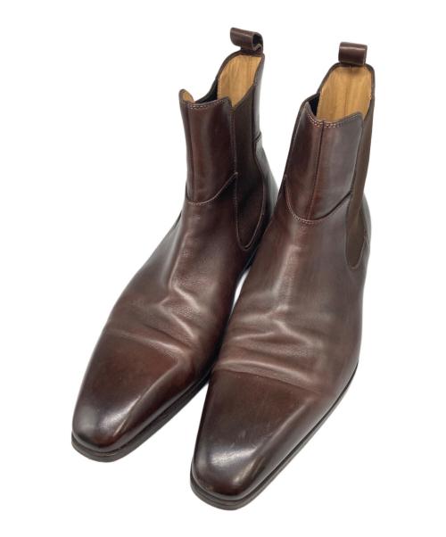 Santoni（サントーニ）Santoni (サントーニ) サイドゴアブーツ ブラウン サイズ:5 1/2の古着・服飾アイテム