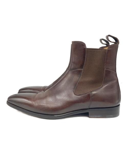 Santoni（サントーニ）Santoni (サントーニ) サイドゴアブーツ ブラウン サイズ:5 1/2の古着・服飾アイテム