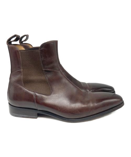 Santoni（サントーニ）Santoni (サントーニ) サイドゴアブーツ ブラウン サイズ:5 1/2の古着・服飾アイテム
