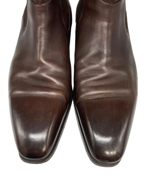 Santoni（サントーニ）Santoni (サントーニ) サイドゴアブーツ ブラウン サイズ:5 1/2の古着・服飾アイテム