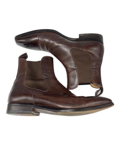 Santoni（サントーニ）Santoni (サントーニ) サイドゴアブーツ ブラウン サイズ:5 1/2の古着・服飾アイテム