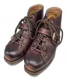 Santoni（サントーニ）の古着「ミドルブーツ」｜ボルドー