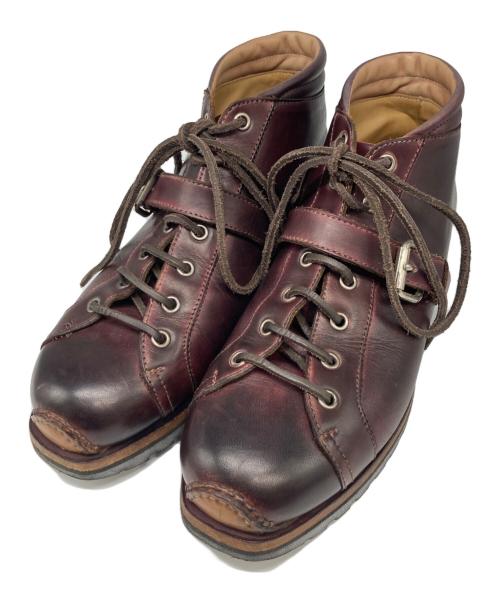 Santoni（サントーニ）Santoni (サントーニ) ミドルブーツ ボルドー サイズ:5 1/2の古着・服飾アイテム