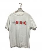 SUPREME×KAWSシュプリーム×カウズ）の古着「プリントTシャツ」｜ホワイト