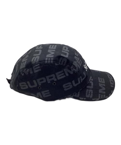 SUPREME（シュプリーム）SUPREME (シュプリーム) Reactive Print Camp Cap ブラックの古着・服飾アイテム
