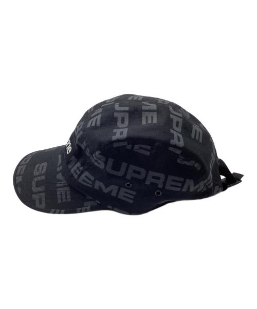 SUPREME（シュプリーム）SUPREME (シュプリーム) Reactive Print Camp Cap ブラックの古着・服飾アイテム