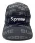 SUPREME (シュプリーム) Reactive Print Camp Cap ブラック：8000円