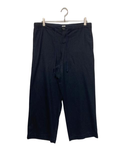 Eleven 2nd（イレブンセカンド）eleven 2nd (イレブンセカンド) ウールワイドパンツ ネイビー サイズ:Mの古着・服飾アイテム