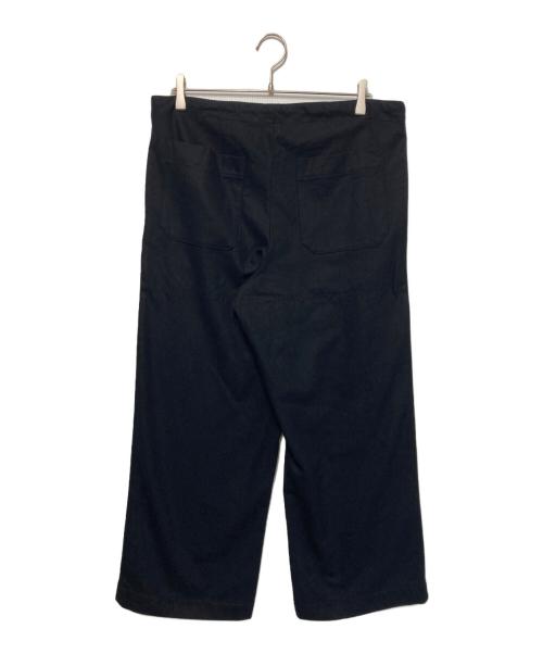 Eleven 2nd（イレブンセカンド）eleven 2nd (イレブンセカンド) ウールワイドパンツ ネイビー サイズ:Mの古着・服飾アイテム