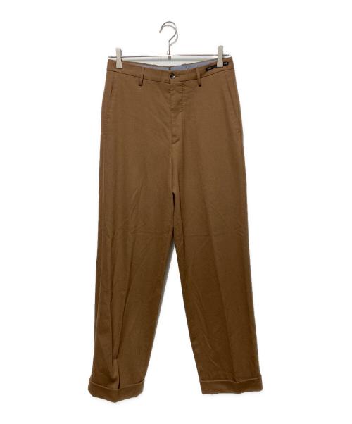 PT01（ピーティーゼロウーノ）PT01 (ピーティーゼロウーノ) ウールスラックス ベージュ サイズ:44の古着・服飾アイテム