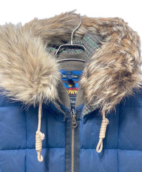 Eddie Bauer（エディーバウアー）Eddie Bauer (エディーバウアー) NIGEL CABOURN (ナイジェルケーボン) カナディアンダウンベスト ブルー サイズ:48の古着・服飾アイテム