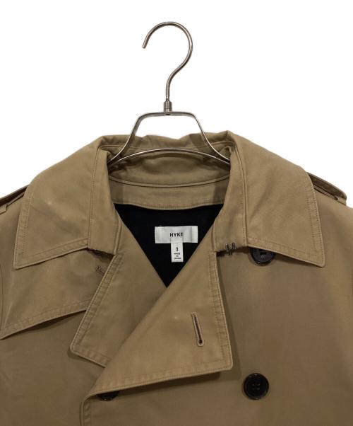 HYKE（ハイク）HYKE (ハイク) ライナー付トレンチコート ベージュ サイズ:3の古着・服飾アイテム