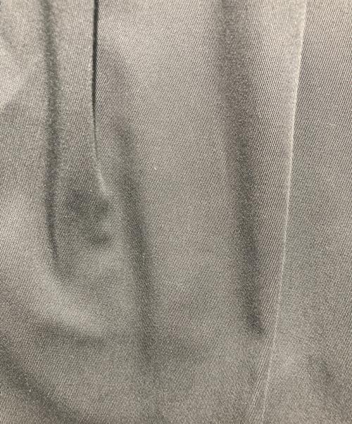 TOMORROW LAND（トゥモローランド）TOMORROW LAND (トゥモローランド) ポリエステルコットンツイル ダブルバックルパンツ チャコールグレー サイズ:xsの古着・服飾アイテム