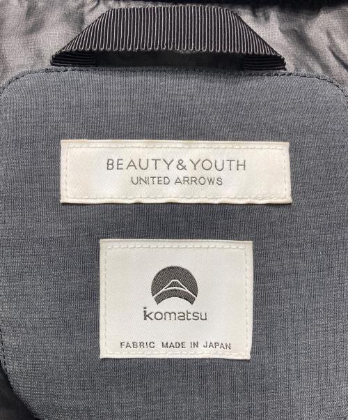 BEAUTY&YOUTH UNITED ARROWS（ビューティーアンドユースユナイテッドアローズ）BEAUTY&YOUTH UNITED ARROWS (ビューティーアンドユースユナイテッドアローズ) “小松マテーレ” シャンブレー アライドダウンジャケット グレー サイズ:Mの古着・服飾アイテム