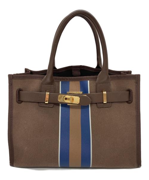 SITA PARANTICA（シータパランティカ）SITA PARANTICA (シータパランティカ) Demi-Luxe Beams (デミルクス ビームス) 別注ラインキャンバストートバッグ ブラウンの古着・服飾アイテム