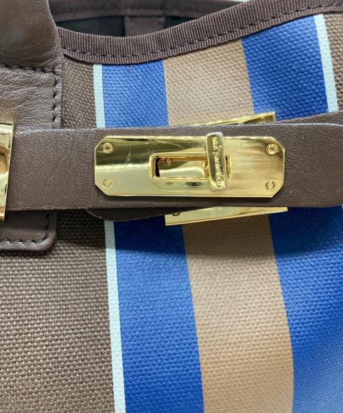 SITA PARANTICA（シータパランティカ）SITA PARANTICA (シータパランティカ) Demi-Luxe Beams (デミルクス ビームス) 別注ラインキャンバストートバッグ ブラウンの古着・服飾アイテム