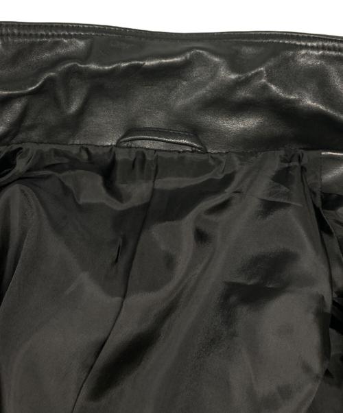 JOURNAL STANDARD（ジャーナルスタンダード）JOURNAL STANDARD (ジャーナルスタンダード) シープレザー シングルライダースジャケット ブラック サイズ:Mの古着・服飾アイテム