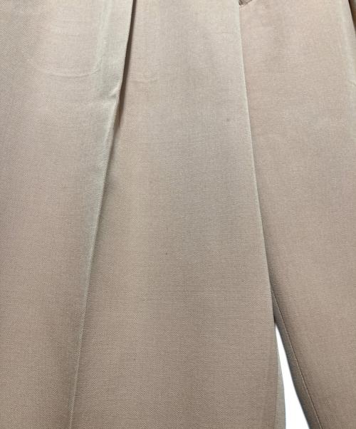 COMME des GARCONS HOMME PLUS（コムデギャルソンオムプリュス）COMME des GARCONS HOMME PLUS (コムデギャルソンオムプリュス) ウールスラックス ベージュ サイズ:Mの古着・服飾アイテム