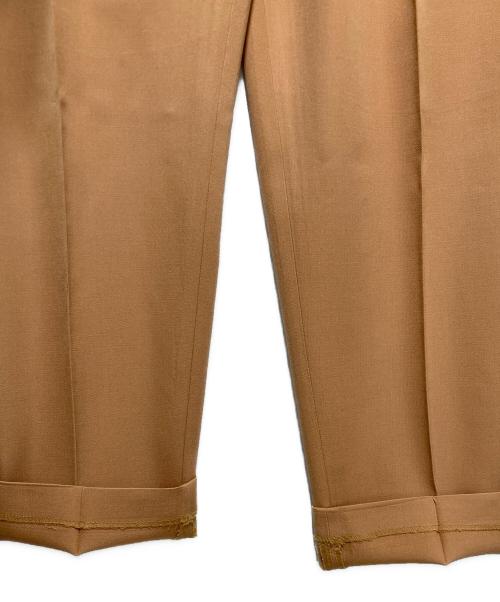 COMME des GARCONS HOMME PLUS（コムデギャルソンオムプリュス）COMME des GARCONS HOMME PLUS (コムデギャルソンオムプリュス) ウールスラックス ベージュ サイズ:Mの古着・服飾アイテム