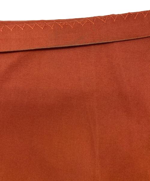 ISSEY MIYAKE（イッセイミヤケ）ISSEY MIYAKE (イッセイミヤケ) ワイドタックパンツ オレンジ サイズ:Lの古着・服飾アイテム