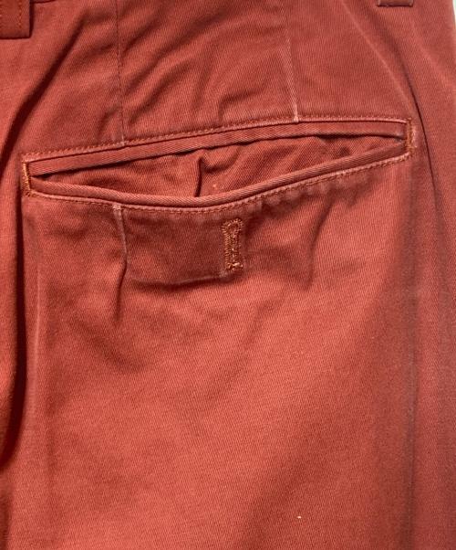 ISSEY MIYAKE（イッセイミヤケ）ISSEY MIYAKE (イッセイミヤケ) タックワイドパンツ レッド サイズ:Lの古着・服飾アイテム