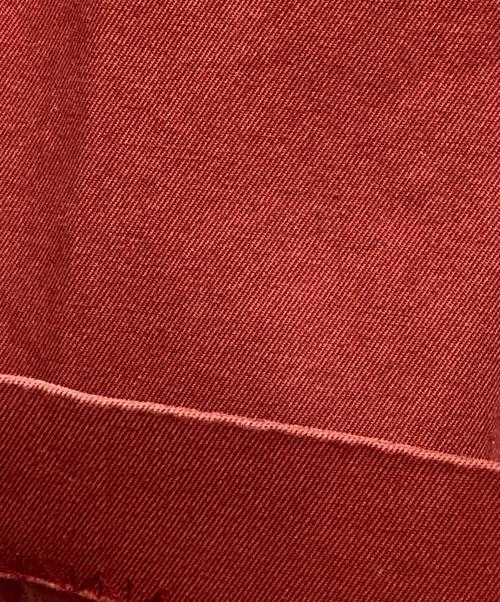 ISSEY MIYAKE（イッセイミヤケ）ISSEY MIYAKE (イッセイミヤケ) タックワイドパンツ レッド サイズ:Lの古着・服飾アイテム